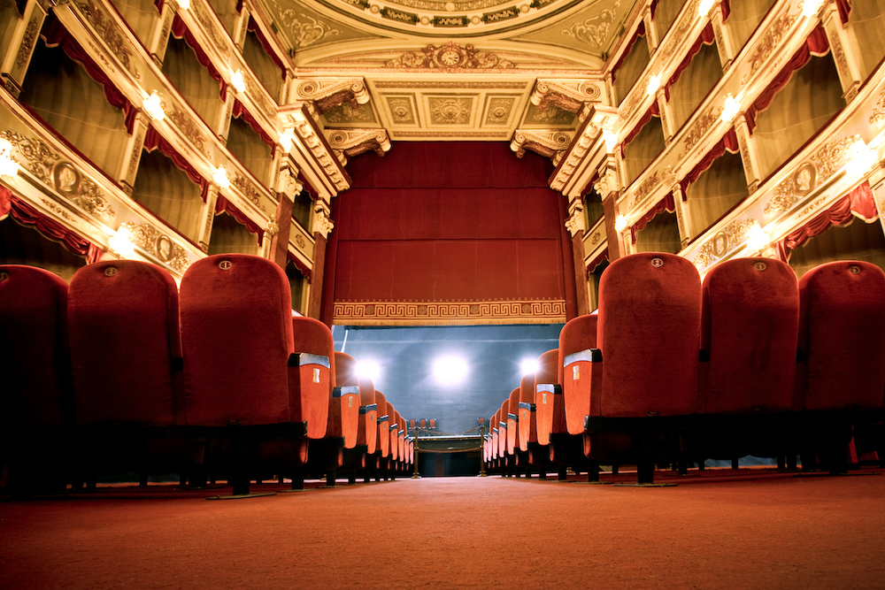 interior of a historic theater
