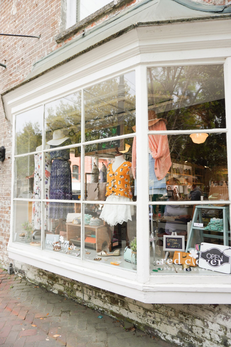 Best Downtown Boutiques in Savannah Red Clover